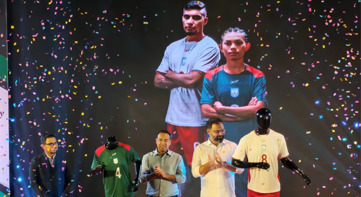 বাংলাদেশ ফুটবল দলের নতুন জার্সি ​উন্মোচন
